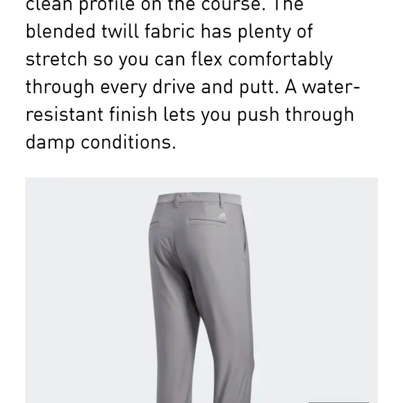 Adipure by Adidas golf pants - Picture 6 of 10